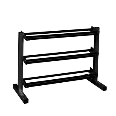 Body Solid Best Fitness 3 tier horizontal dumbbell rack
