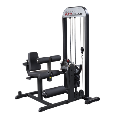 Body Solid PRO SELECT LEG EXTENSION / CURL STATION, 210LB STACK