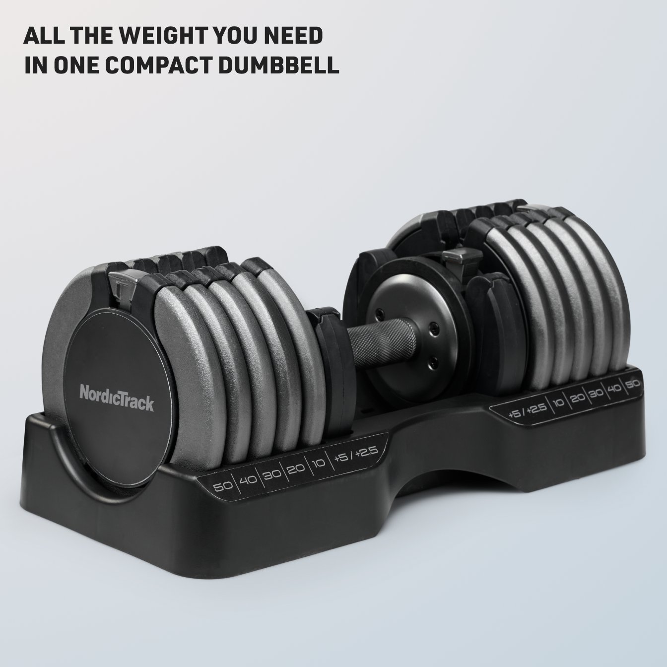 NordicTrack 110 lb Select-A-Weight Dumbbell Set