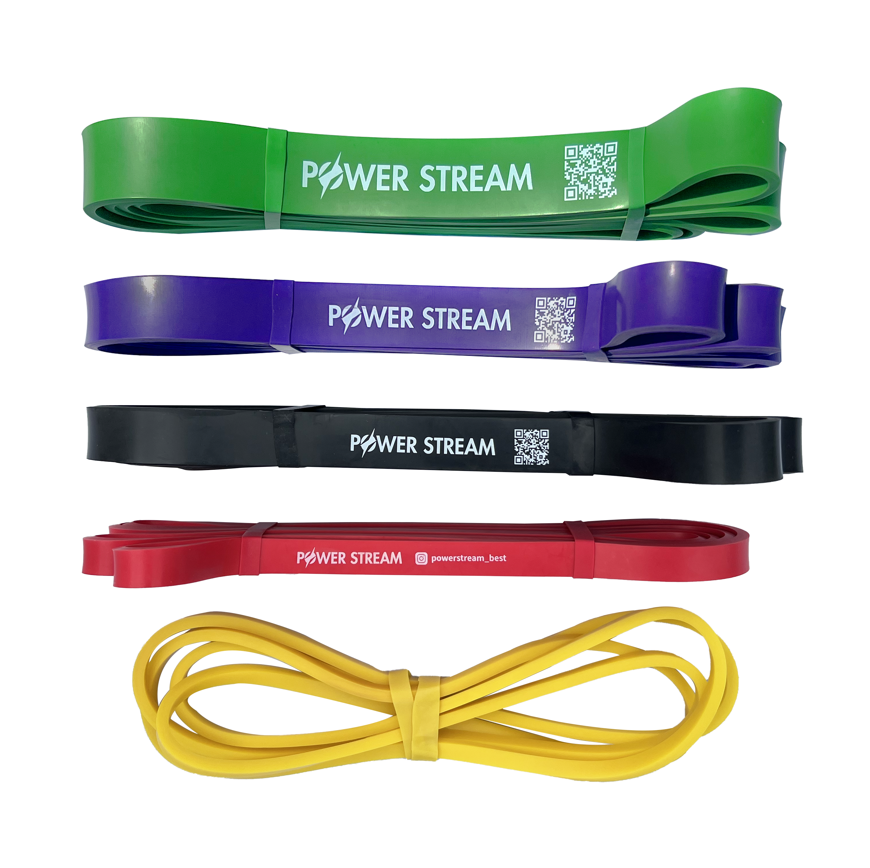 Power Stream Resistance Bands - 6.5mm 4~10lbs