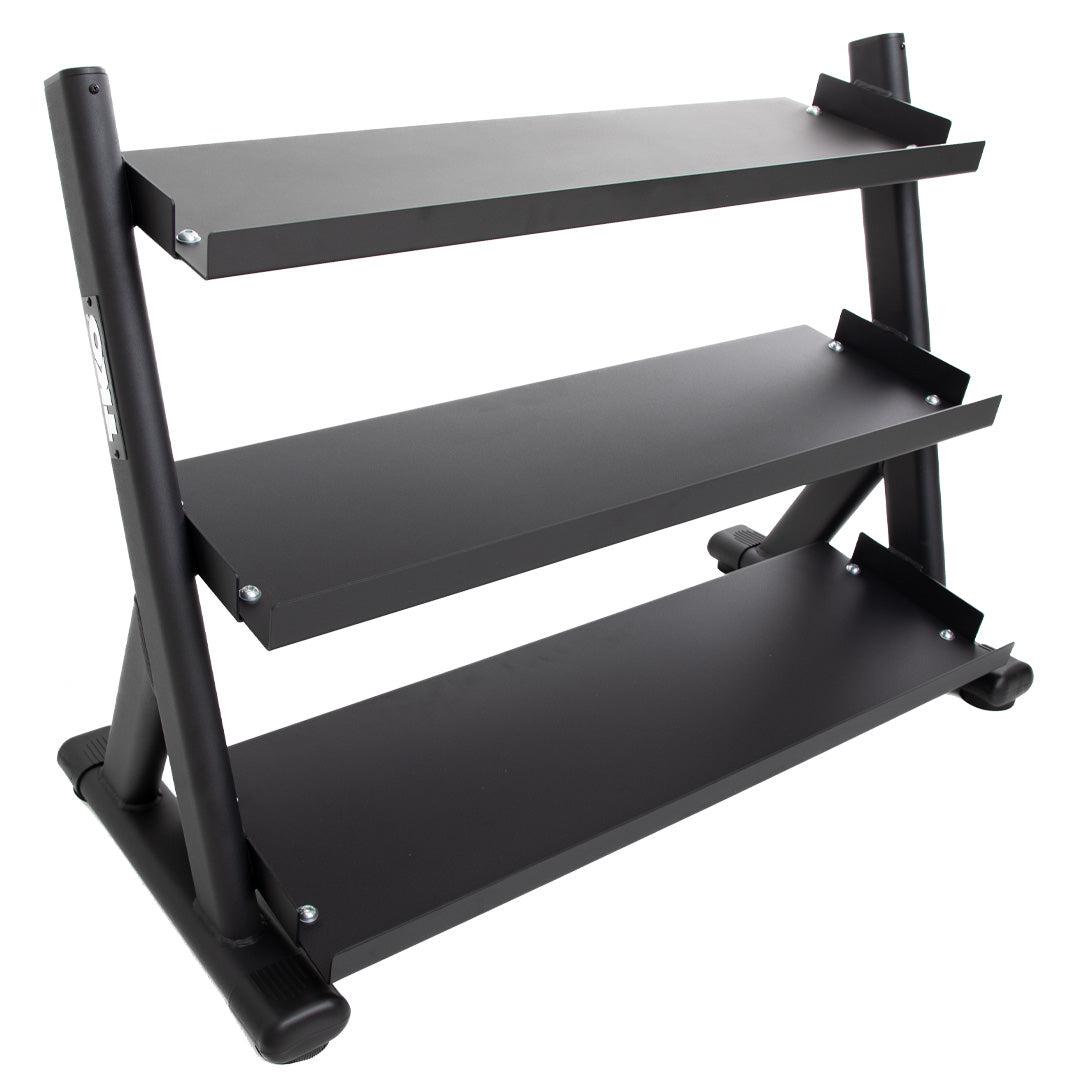 TKO 3-Tier Shelf DB Rack, Black