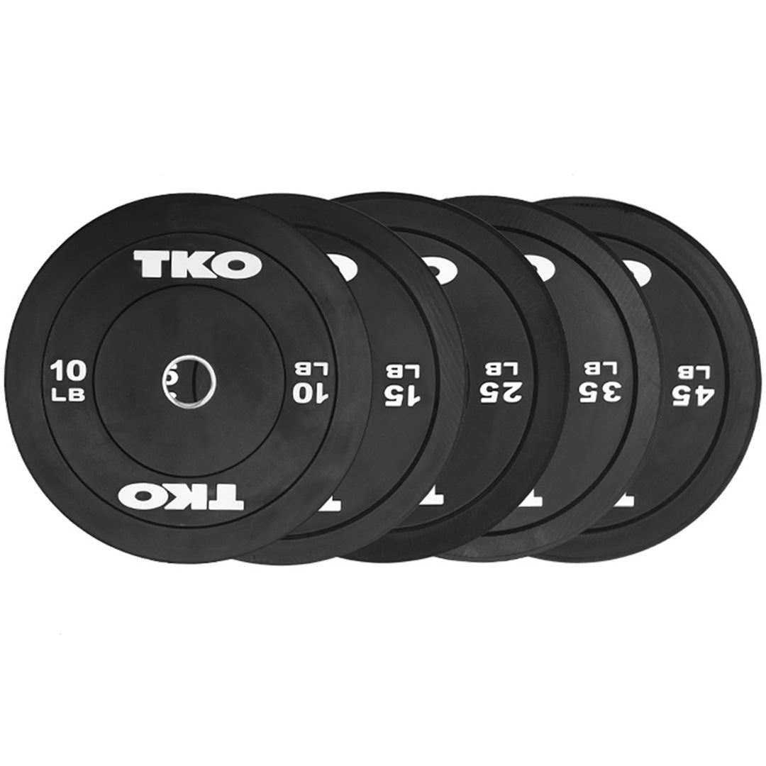 TKO 10lb. Bumper Plate, White Lettering