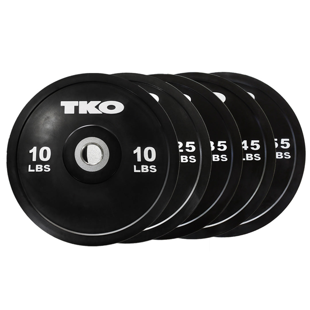 TKO Black 25lb Competition Bumper Plate