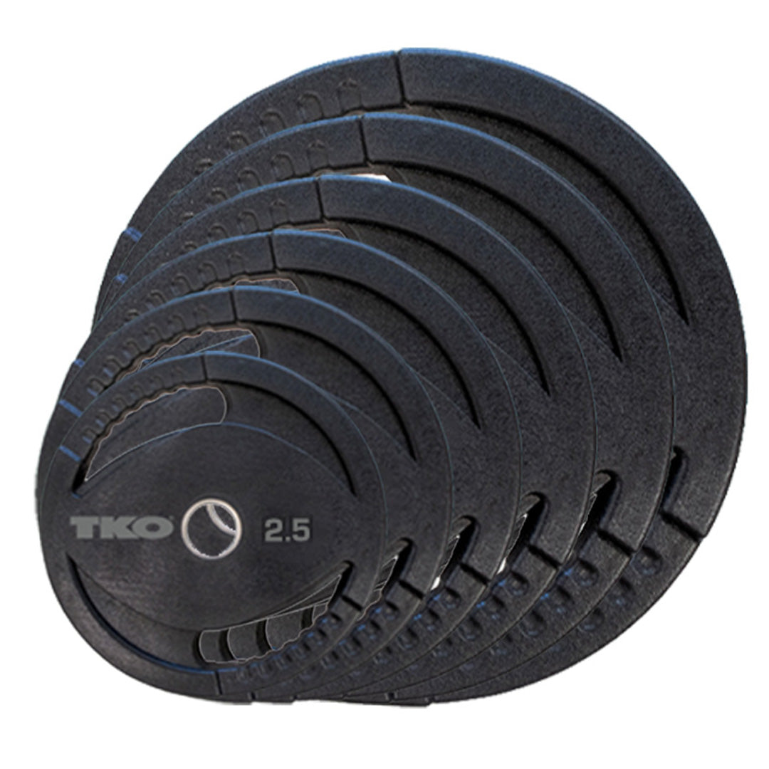 TKO 10 lb Urethane Olympic Plate