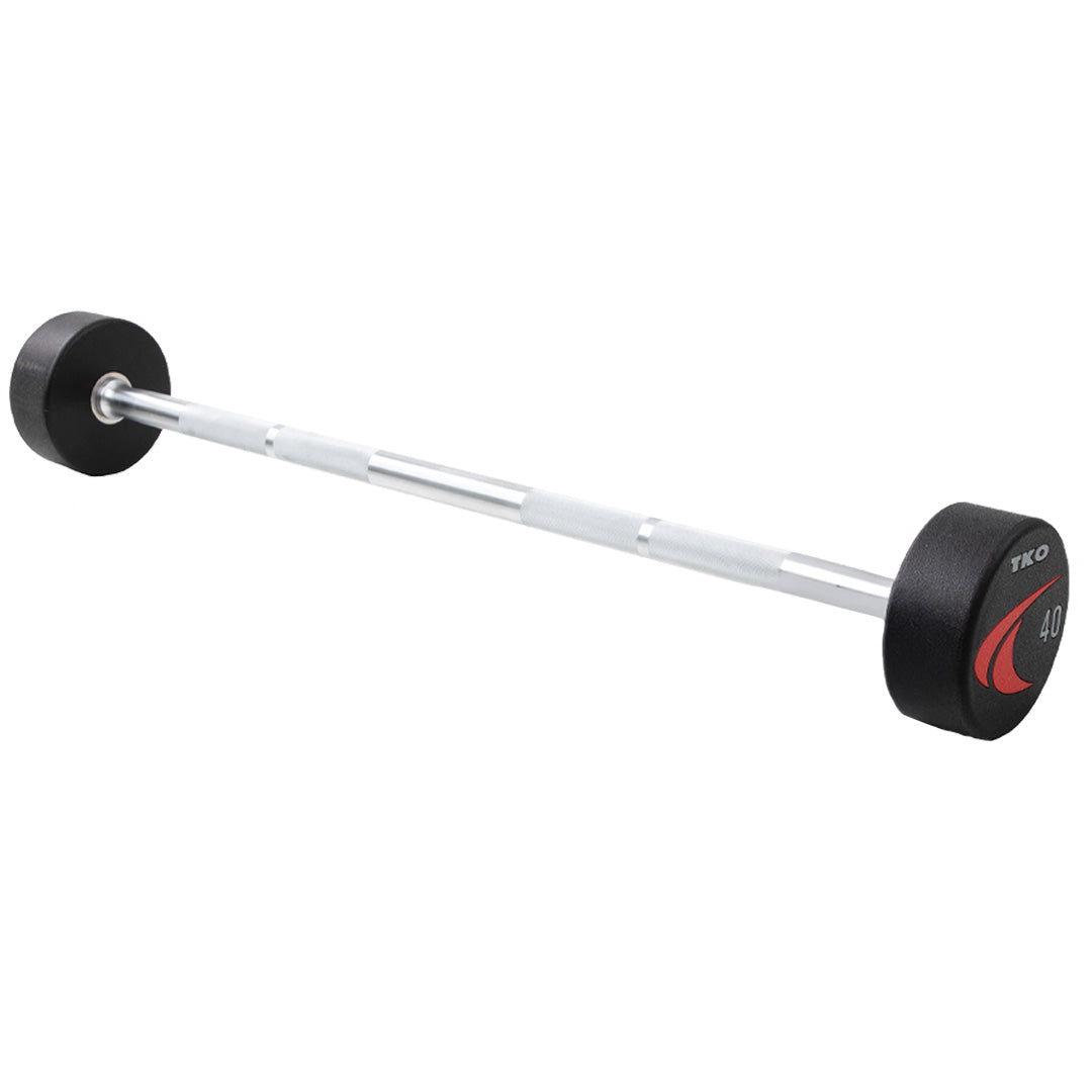 TKO 20-110 lb. Fixed Straight Bar Set, Urethane