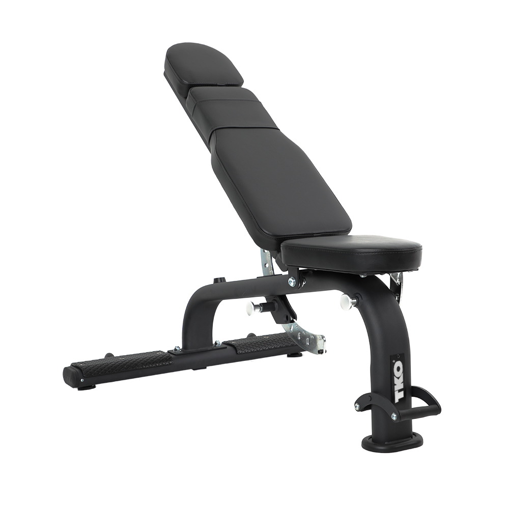 TKO Commercial FID Dumbbell Bench, BLACK