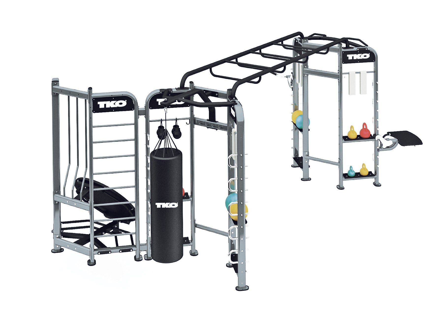 TKO Stretching+Boxing+Rebounder Station