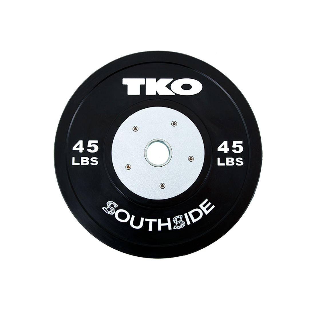 TKO Custom 35lb Competition Bumper Plate, Black