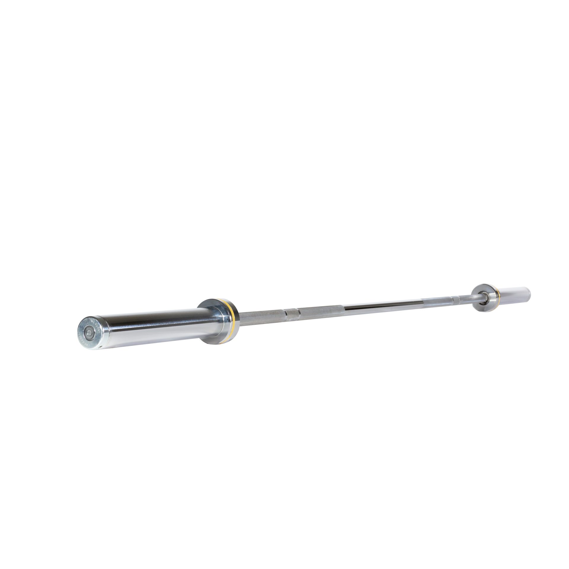 York Barbell Women's 15 kg "Elite" Competition Olympic Bar - 25 mm, Needle-bearing, Satin Chrome