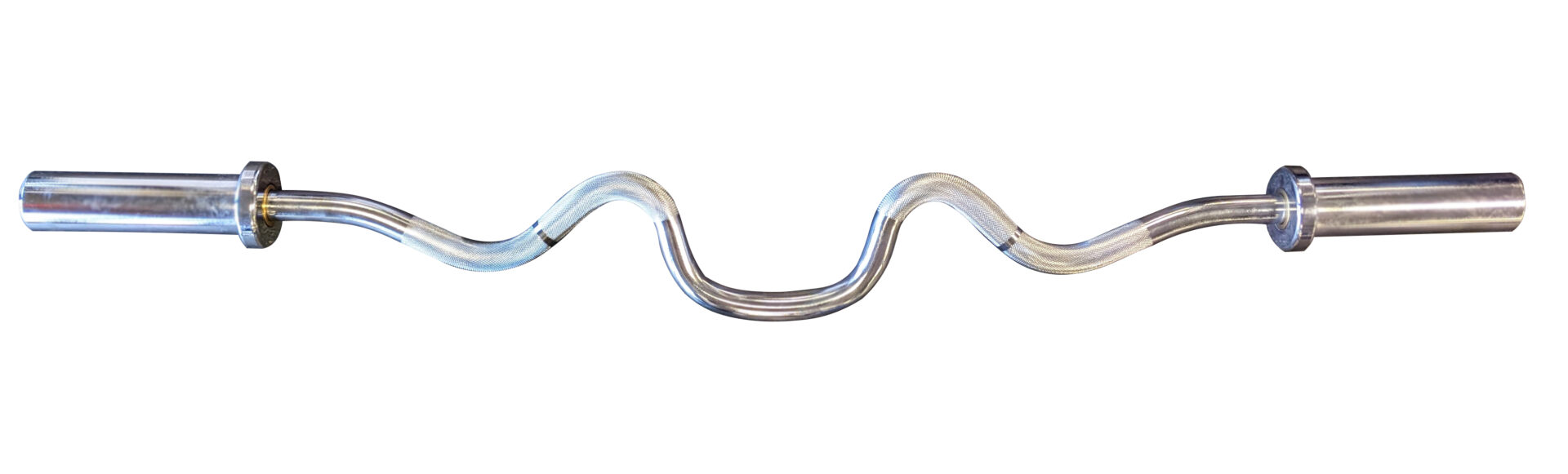 York Barbell 4'   Int'l.  Chrome Super Curl Bar