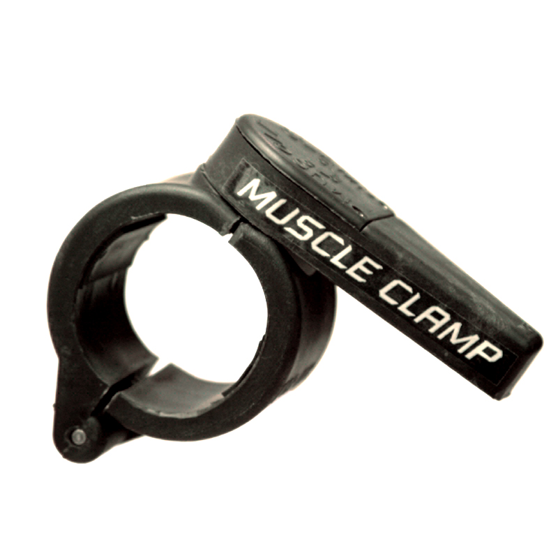 York Barbell 1" Muscle Clamp Collars - Black - Pair