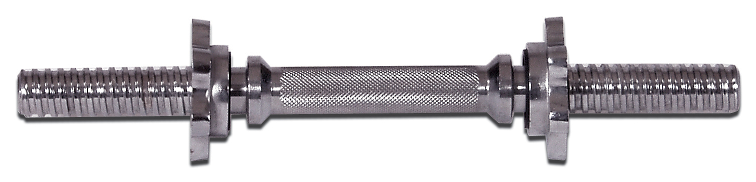 York Barbell York Std Chrome 14" Spin-Lock Dumbbell Handle w/ Spin-Lock Collars (EACH)