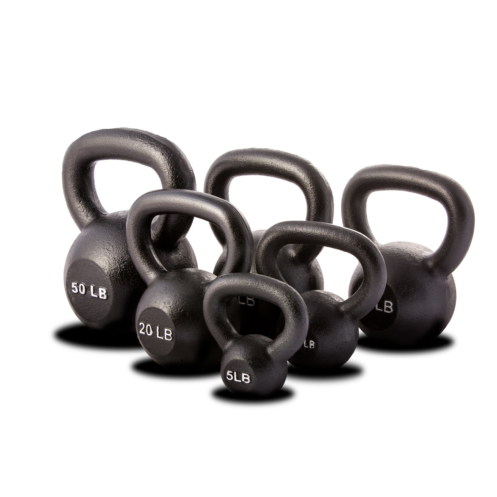 York Barbell 45 lb. Single Kettlebell - Black