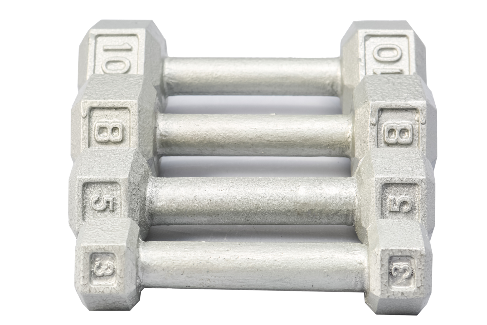 York Barbell 35 lb Cast Iron Hex Dumbbell