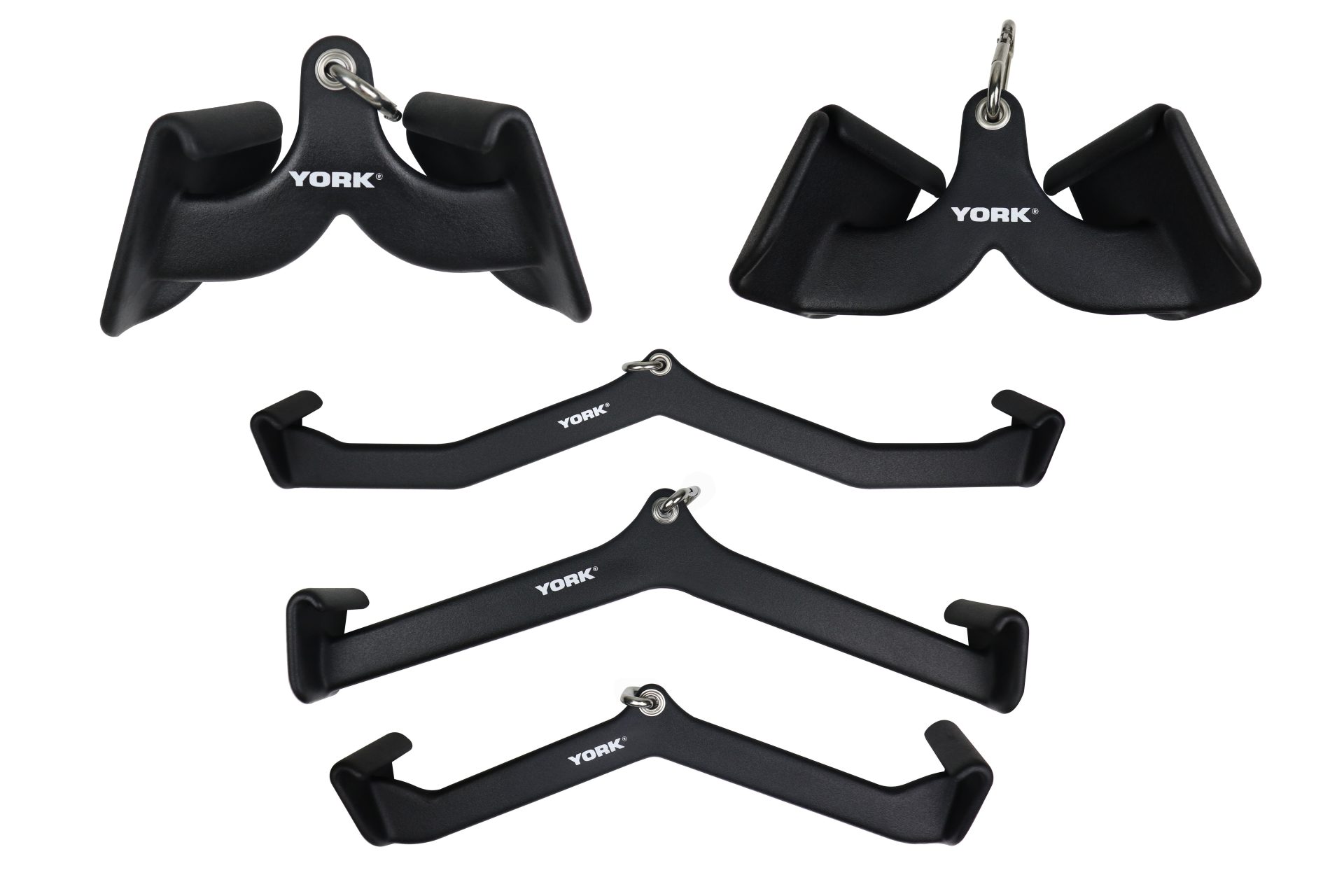 York Barbell York Power Middle Grip Attachment - Angled