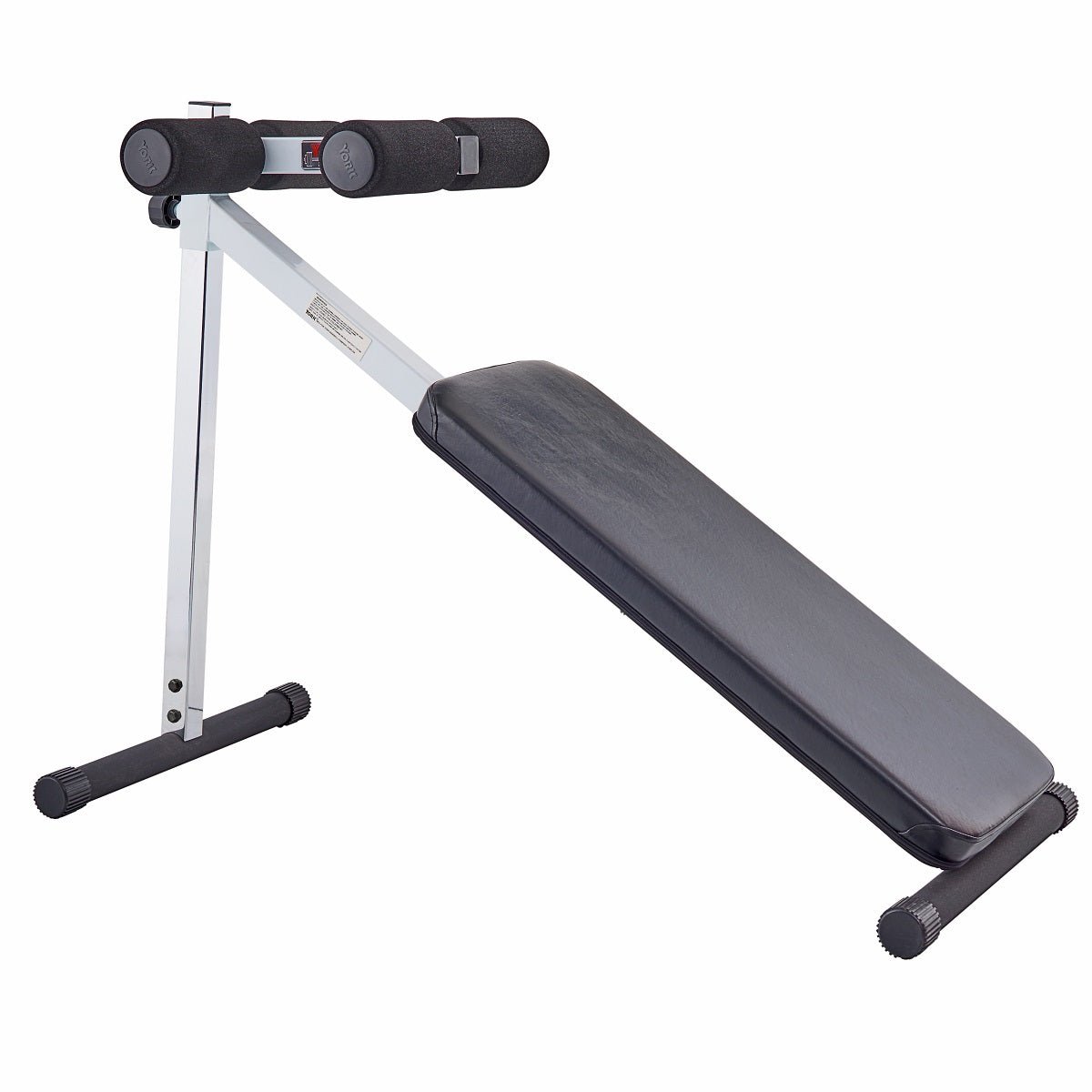 York Barbell FTS Adjustable Sit-up Board                                             White Frame/Black Upholstery