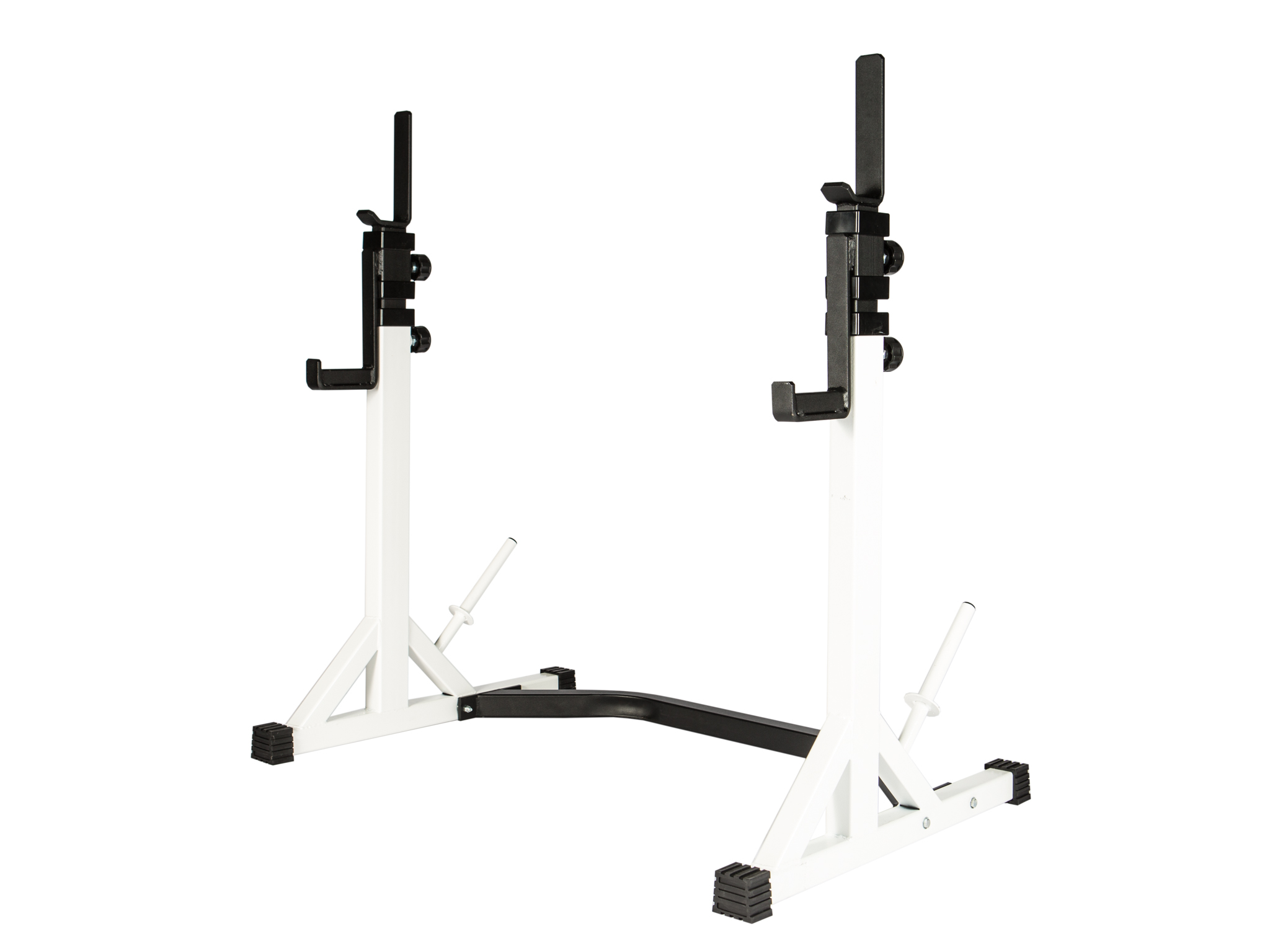 York Barbell FTS Press Squat Stands White