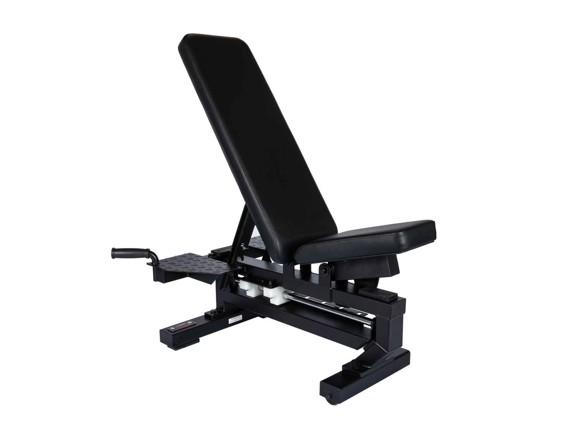 York Barbell STS Multi-Function Bench with wheels - Matte Black