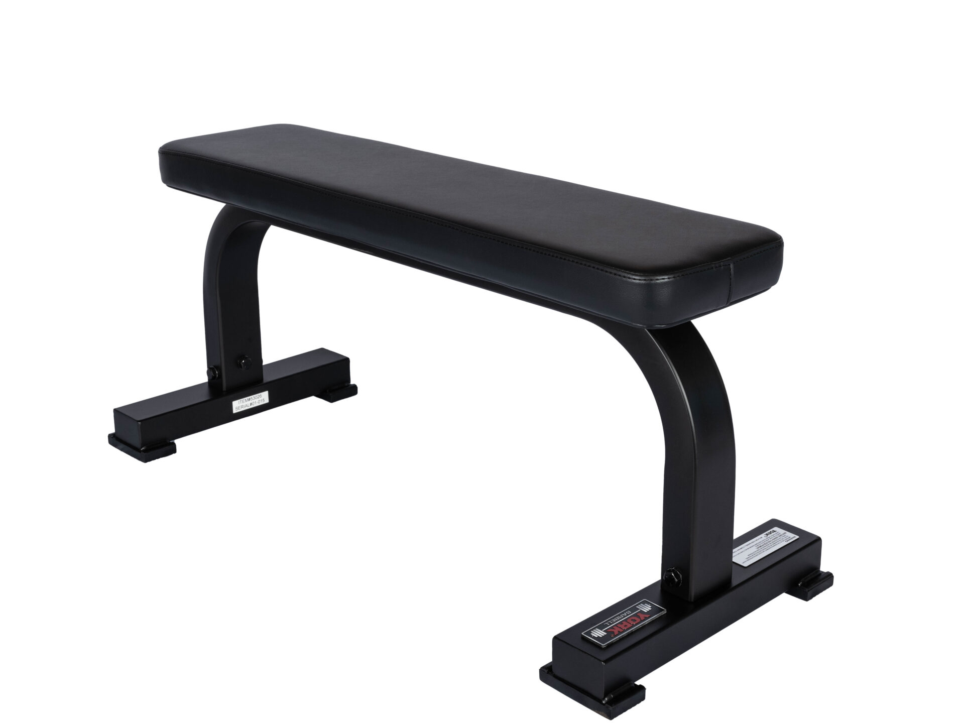 York Barbell ST Flat Bench - White