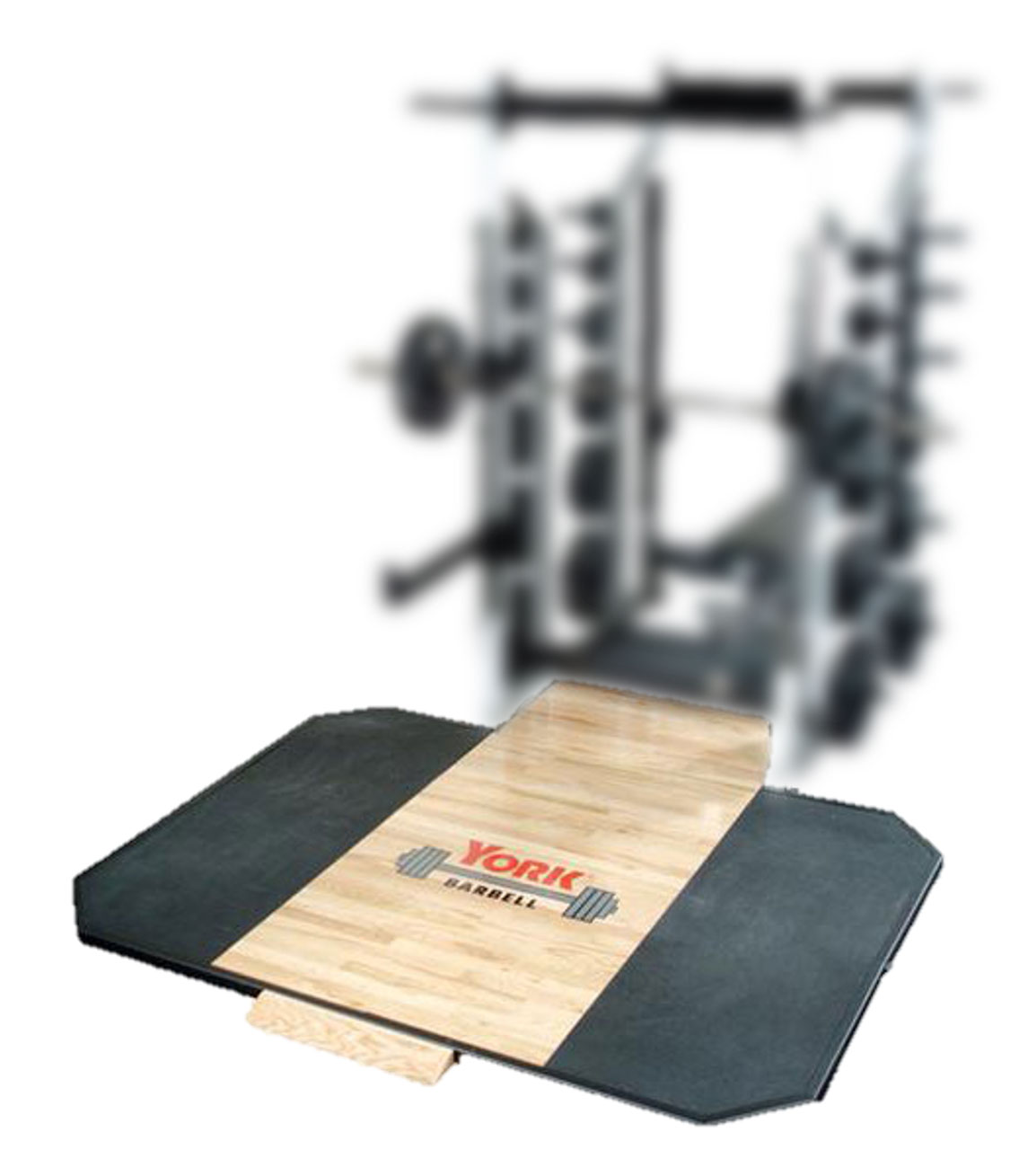 York Barbell ST 8 x 4 Solid Red Oak Platform      No Custom Logo