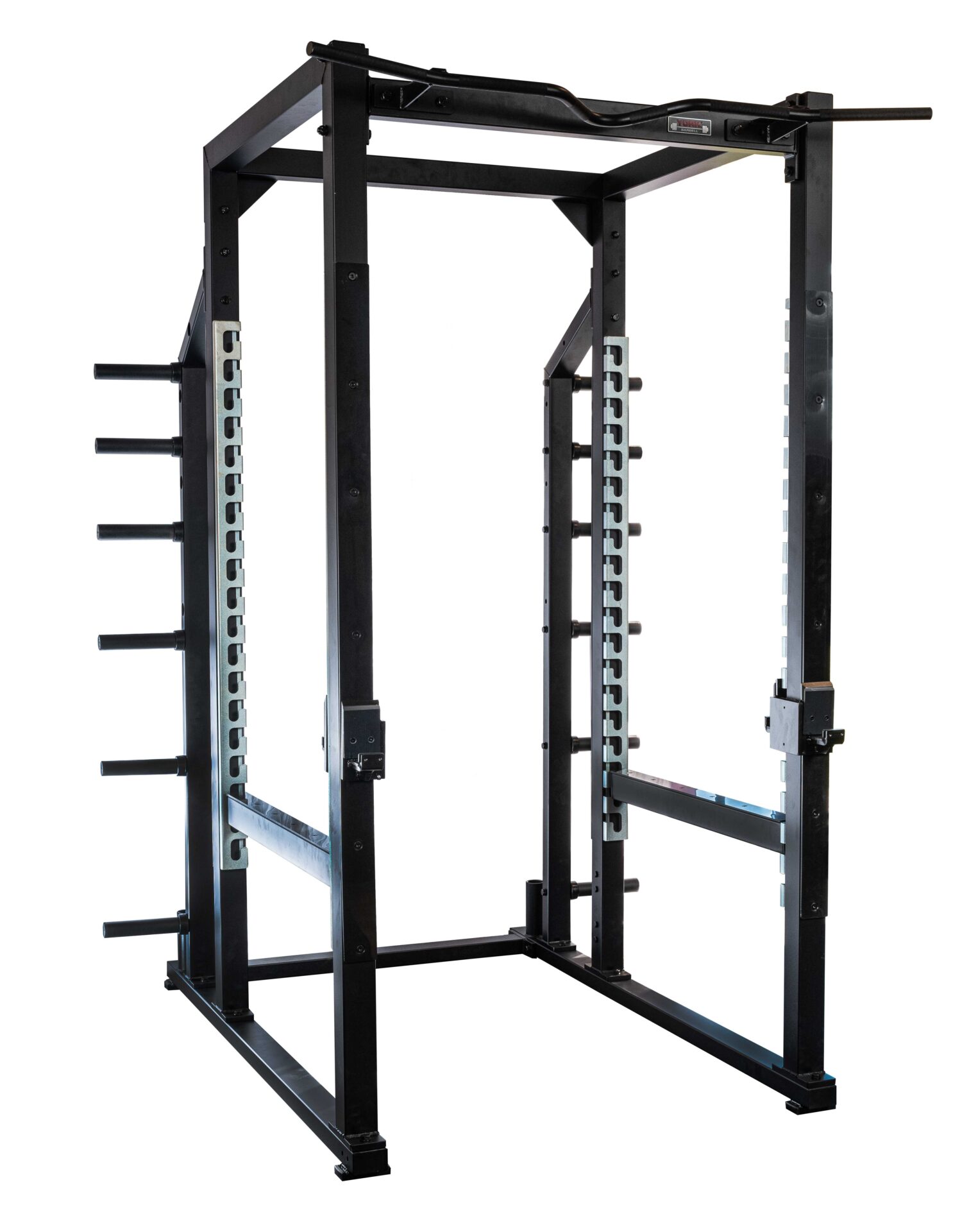 York Barbell ST POWER RACK w/ HOOK PLATES - 40" WIDTH - SILVER