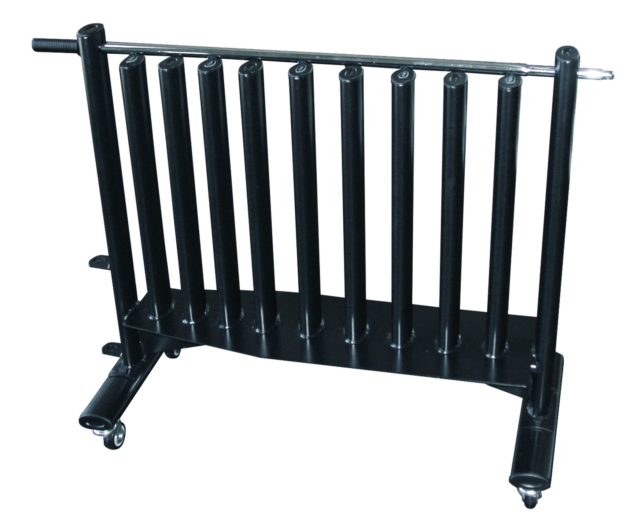 York Barbell Neo-Hex Fitbell Rack w/ Security Bar - Black (40" W x 28" D x 43" H)