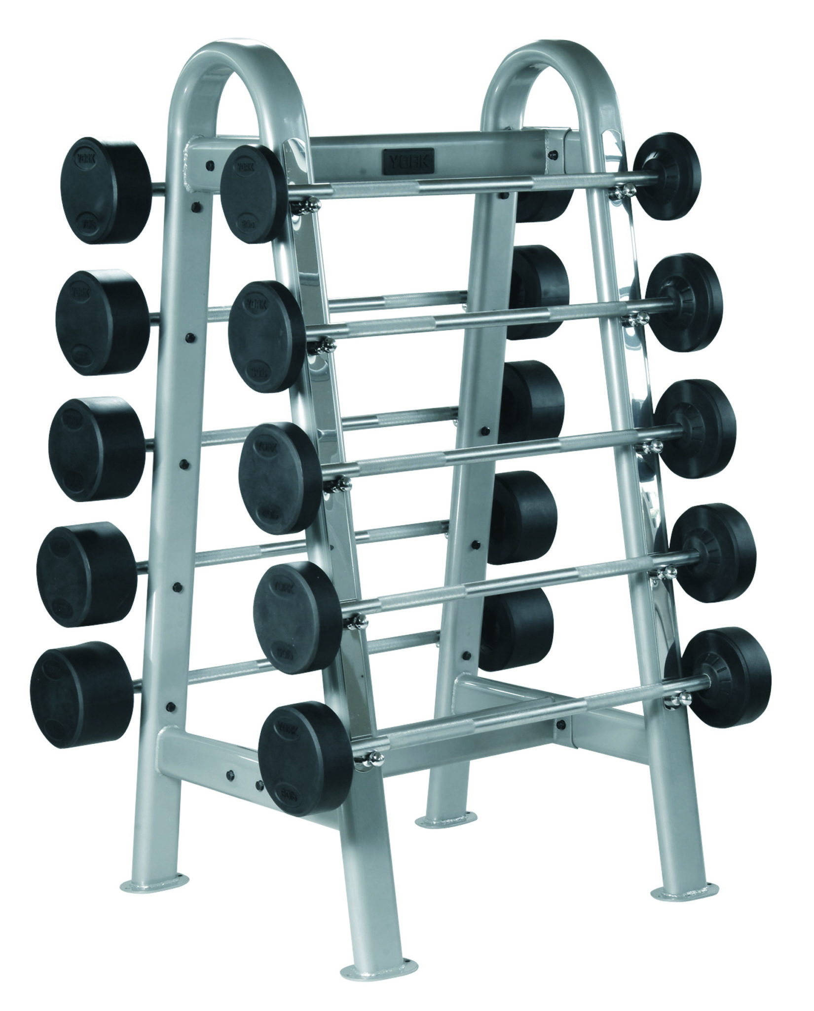 York Barbell ETS Fixed Straight And Curl Bar Rack