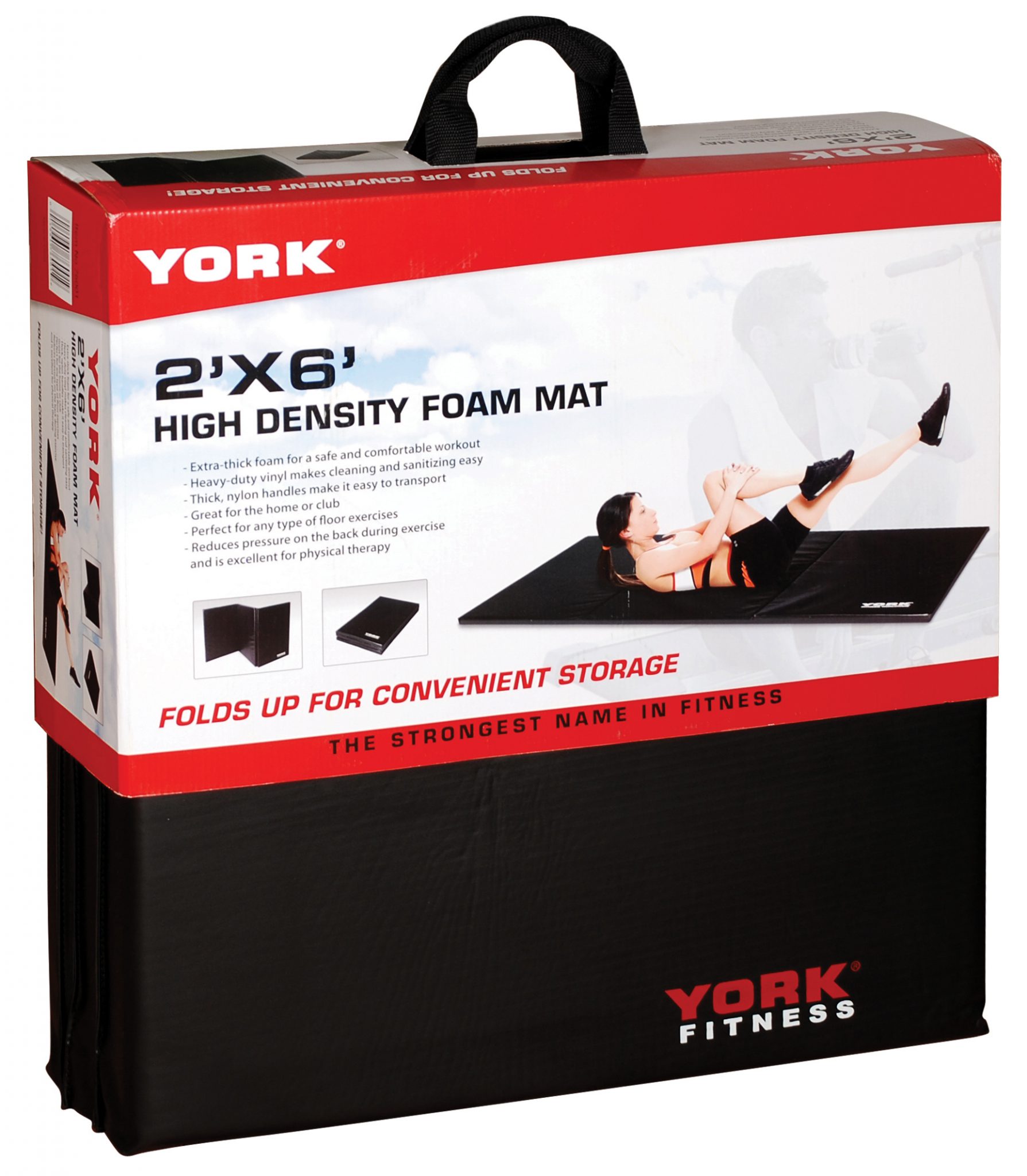 York Barbell YORK 2'x6'x2" Ultimate Folding Mat