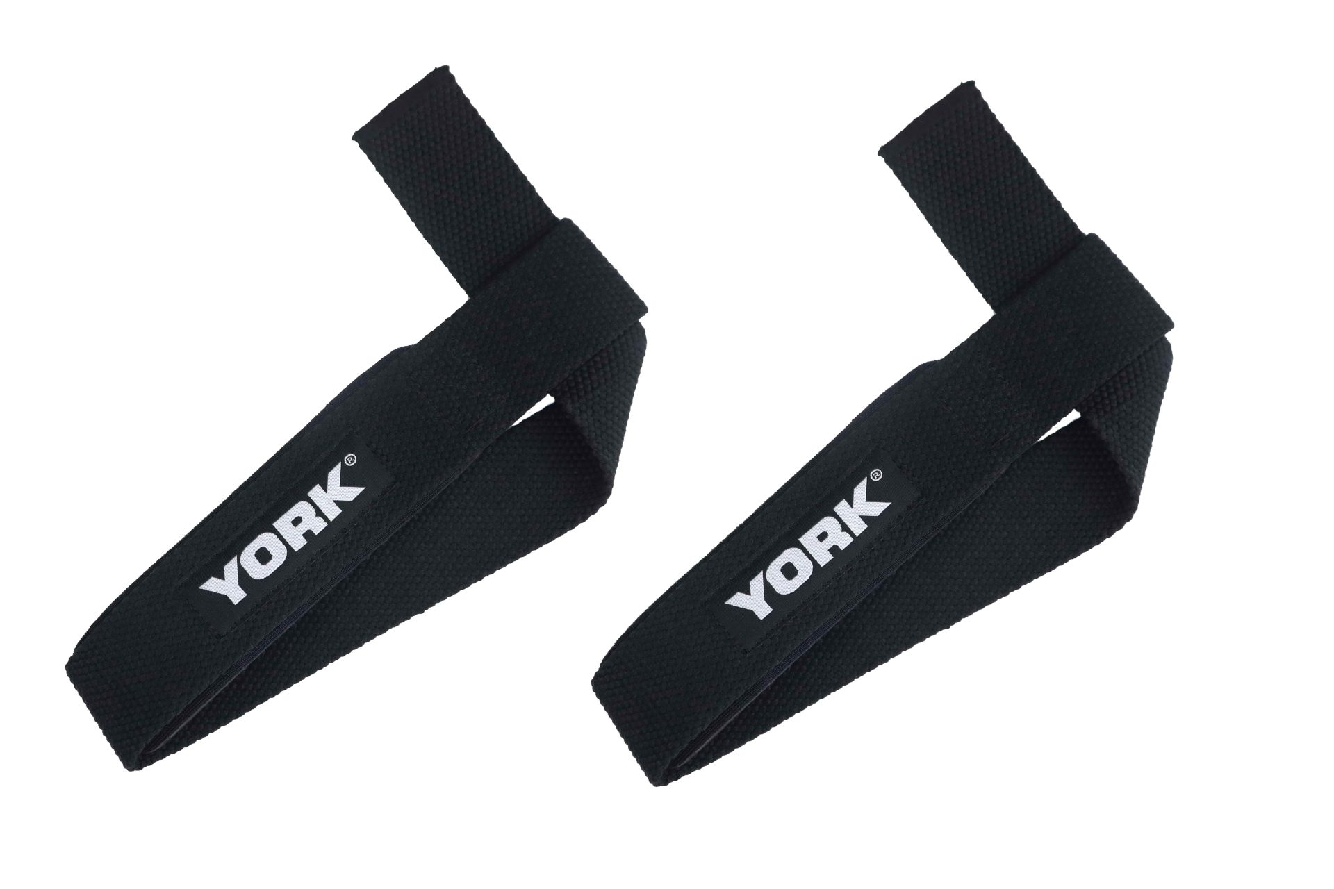 York Barbell York Lifting Straps - Black